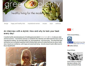 Style by Deco interview with blog Green and Plenty image